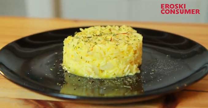 Arroz sólo con azafrán