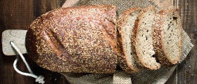 Whole wheat and seeds bread