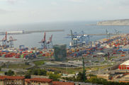 La ciudad flotante del transporte