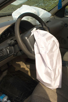 O airbag non funciona e agrava as lesións da persoa accidentada