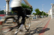 As cidades danlles as costas á bicicleta