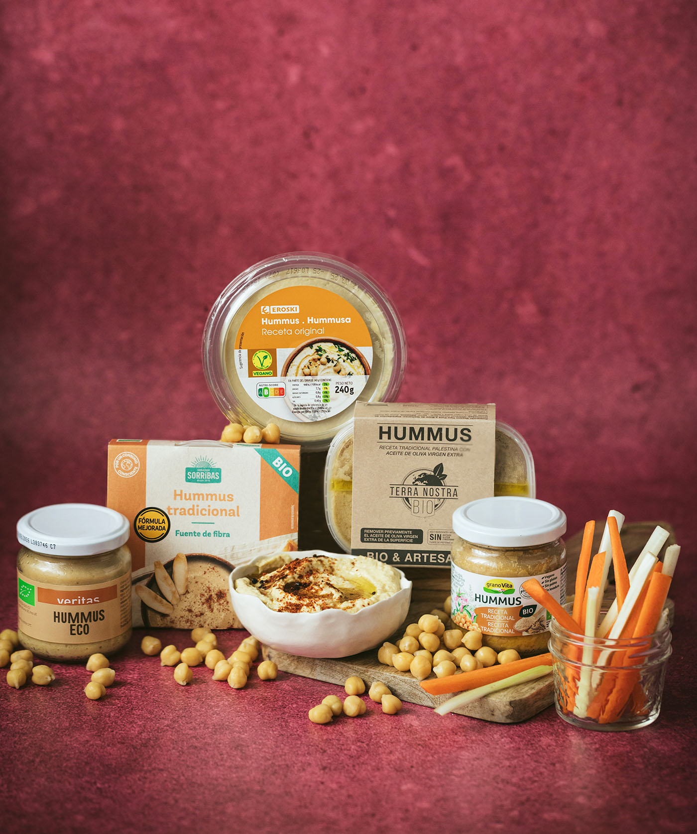Humus. Las legumbres también se untan