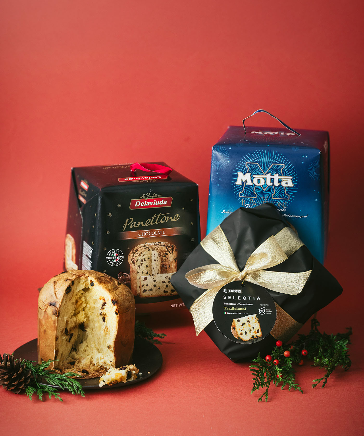 Panettoneak. Eguberriak italiar eran
